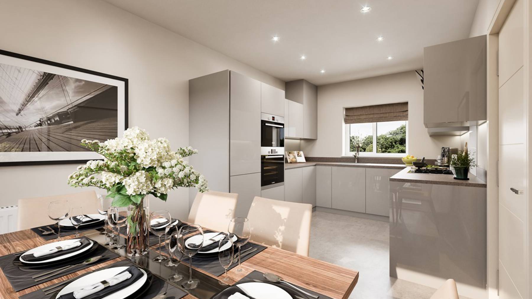 CGI photography of 3 bedroom home for sale in Shrivenham, close to Swindon