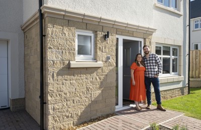 Kirkintilloch turns out to be perfect first home for couple