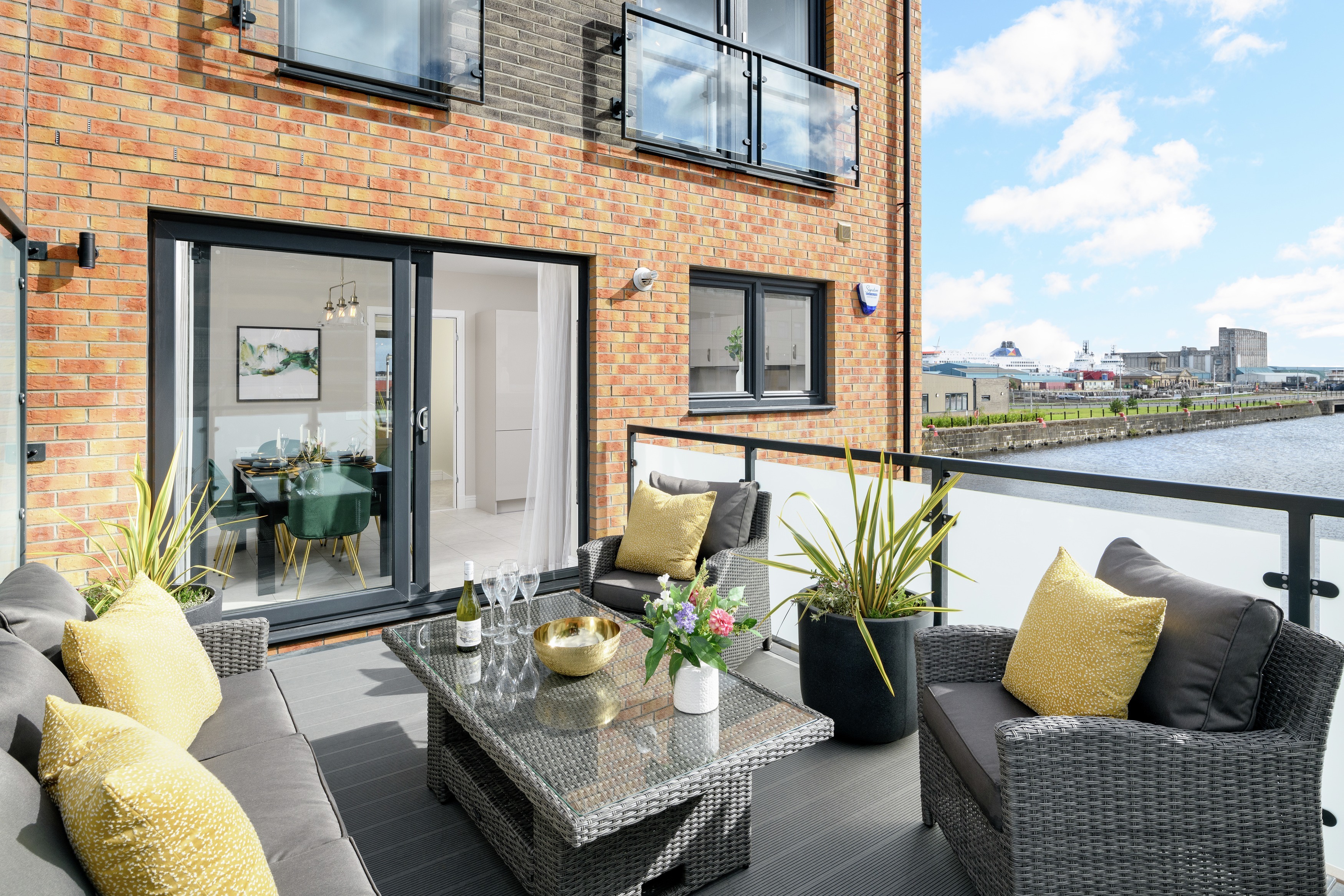 New Homes In Edinburgh   Vb1705460 Print Terrace To Kitchen   Zacandzac 