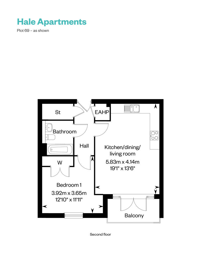 Hale Apartments_plot 69 floor plan_Cala at Waterbeach 