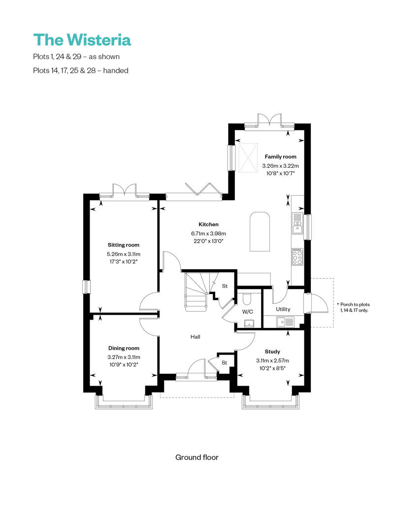 Floorplan of house for sale in Wimborne