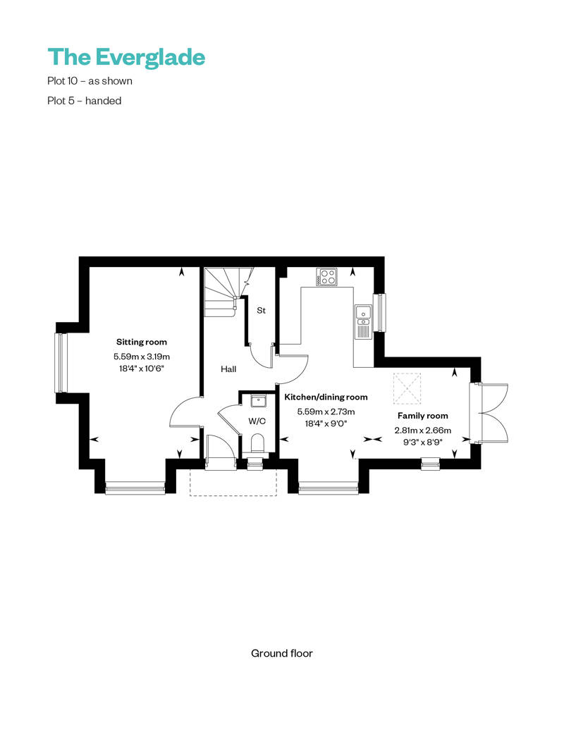 Floorplan of house for sale in Wimborne