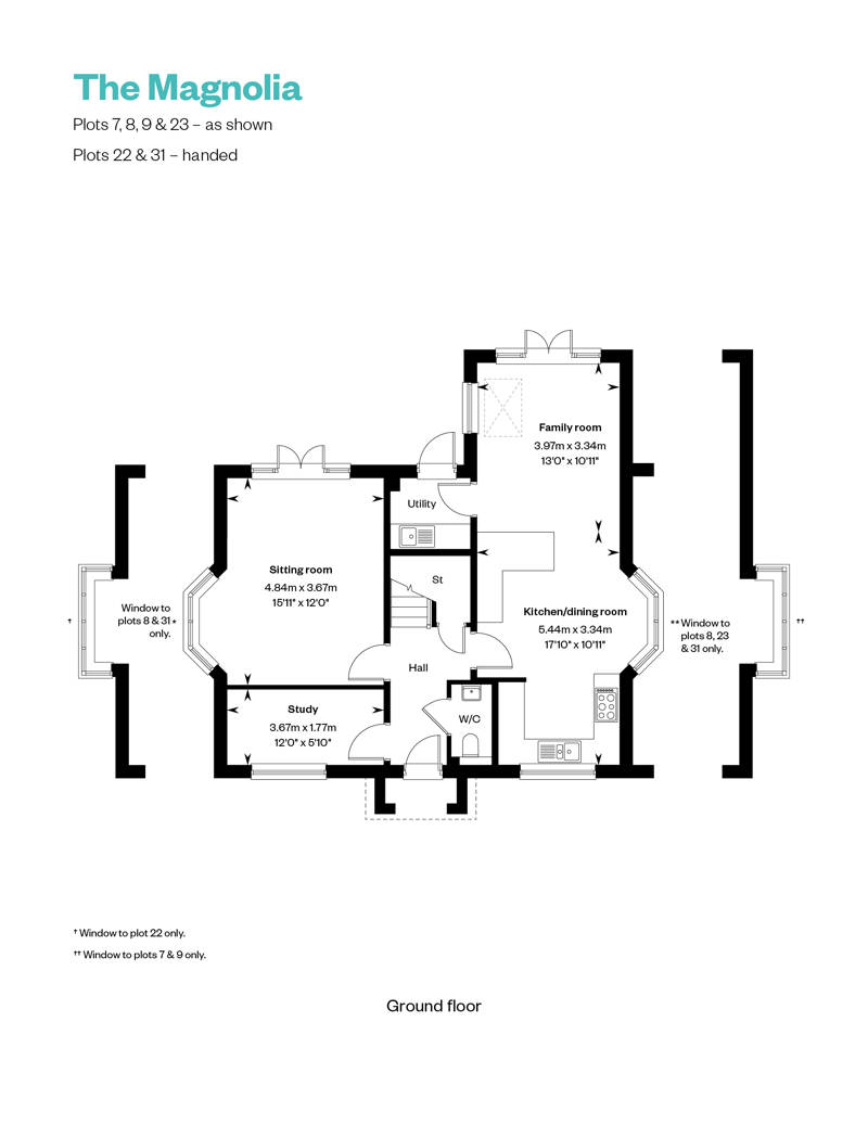 Floorplan of house for sale in Wimborne